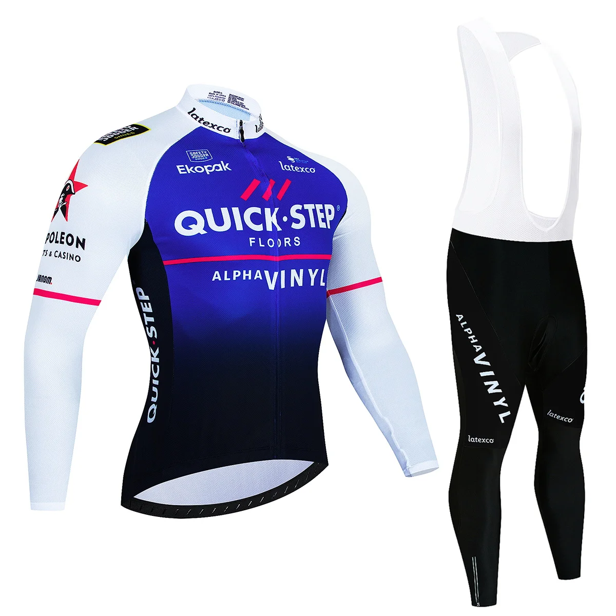 Winter QUICK STEP Fietsshirts Set MTB Fietskleding Maillot Ropa Ciclismo Invierno Fiets Thermische Fleece Fietskleding