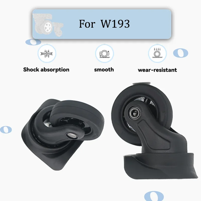 

For W193 Luggage Wheel Replacement Parts Universal 360° Silent Smooth Wheels Travel Luggage Wheel Accessories