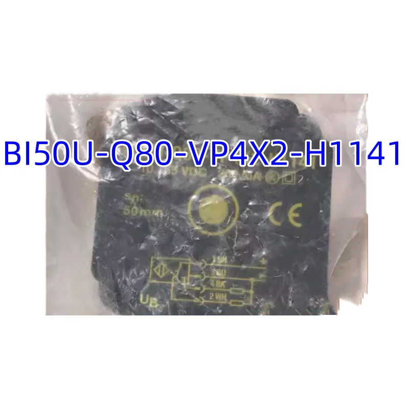 Interruptores de proximidade originais e genuínos, BI50U-Q80-VP4X2-H1141 Bi50U-Q80-AP6X2-H1141, Novo