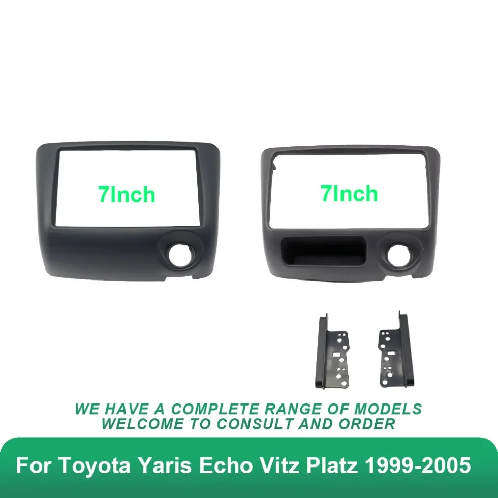 

Для Toyota Yaris Echo Vitz Platz 1999-2005 (7 дюймов) автомобильный радиоприемник Fascias Android GPS MP5 стереоплеер 2Din головное устройство панель рама приборной панели