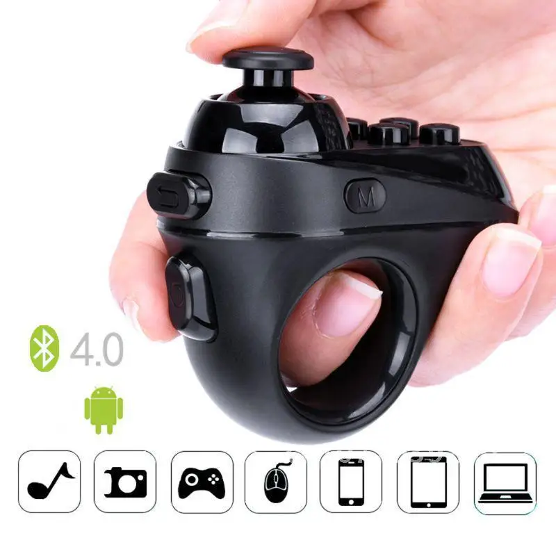 

R1 Ring shape 3D Bluetooth 4.0 VR Controller Wireless Gamepad Joystick Gaming Remote Control for lOS and Android smartpho