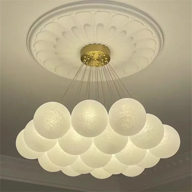 Bubble chandelier with glass ball design Nordic pendent lamp dining rooms living rooms hotel decoration hanging lamp
