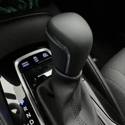Genuine Leather Gear Shift Knob Head for Toyota Corolla Levin SE Camry Xv70 2019 2020 2021 2022 Car Interior Accessories