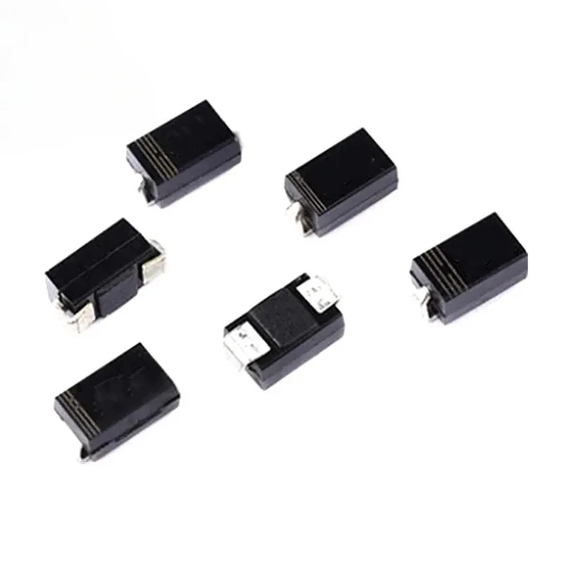 Diodo retificador rápido 50 peças smd es1g es2d es1m es2g es1j gs1m es1d es2j es3m 1a 2a 200v 400v 600v 1000v DO-214AC sma