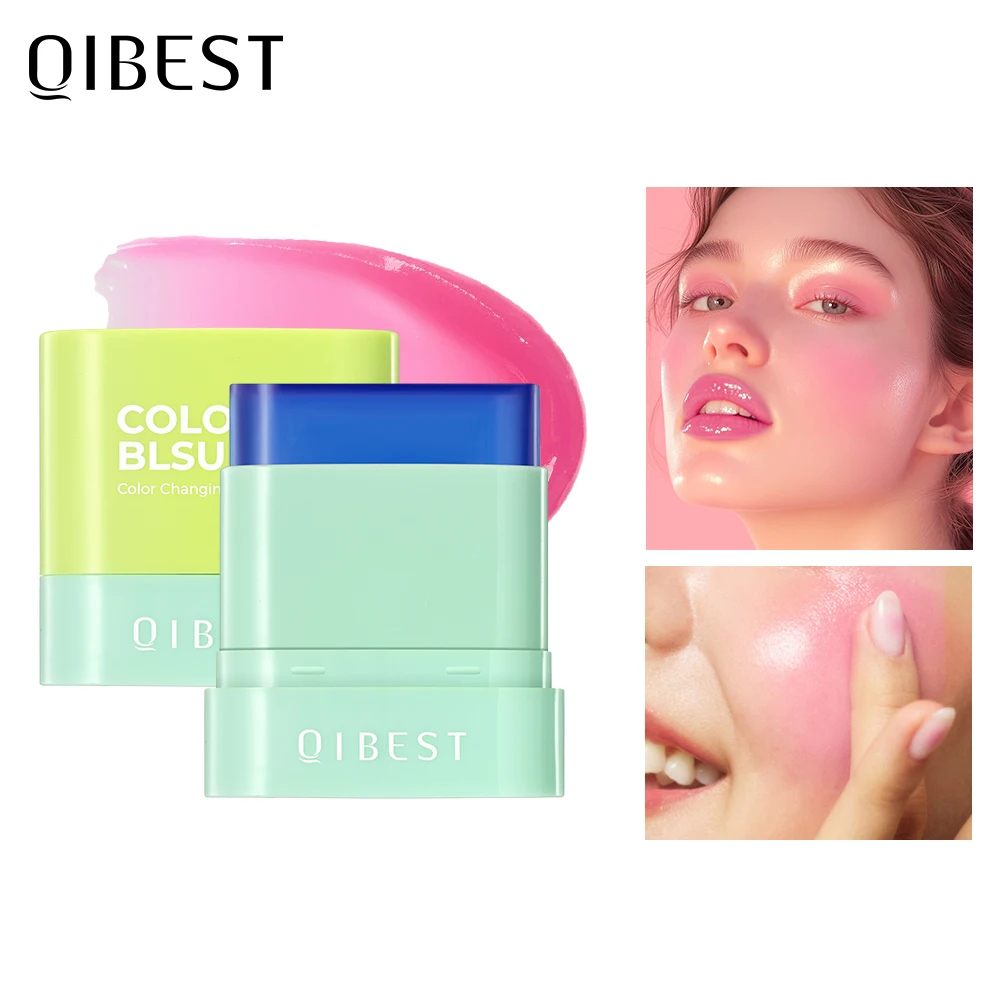 

3-In-1 Multi-Function Makeup Stick, Powder Blusher Lipstick Eye Shadow, Waterproof and Sweat Proof, Create A Perfect Makeup