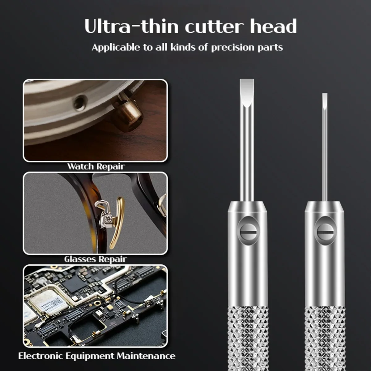 Precision Mini Slotted Screwdriver 0.8-1.6mm Watch Repair Tool Hand Tool for Watchmakers Precision Instrument