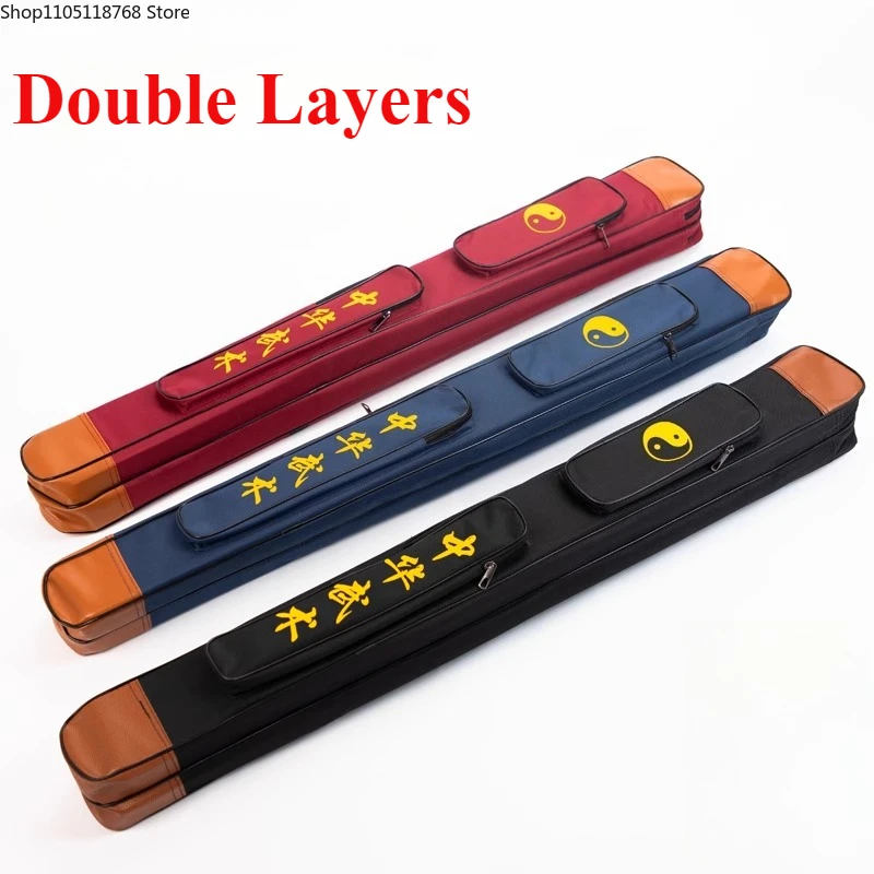 107cm Canvas Sword Bag Multifunctional  Storage Pouch Martial Arts Supplies Long Swords Protective Cover