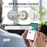 ABMF-Tuya Zigbee3.0/BLE Smart Gateway Hub Multi-Model Smart Home Bridge Wireless Remote Controller For Alexa Google Home(A) Dura