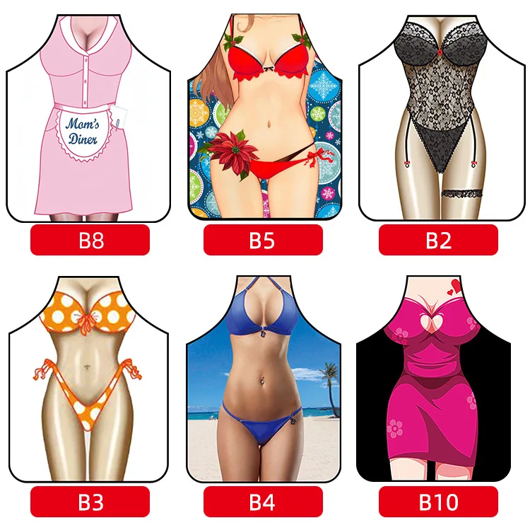 

925, сексуальный женский фартук, забавная кухонная одежда для барбекю, новинка для девичника, подарок для женщин, горячий дизайн шеф-повара