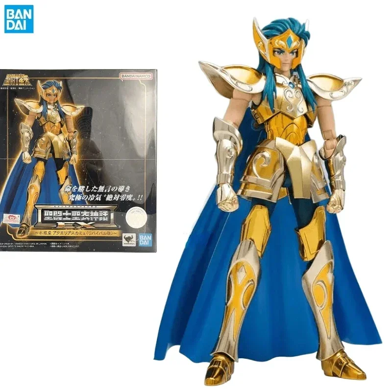 

In stock Bandai Saint Seiya EX2.0 Saint Cloth Myth Aquarius Camus Rebirth Edition Gold Saint Seiya Action Figure Toy Gift