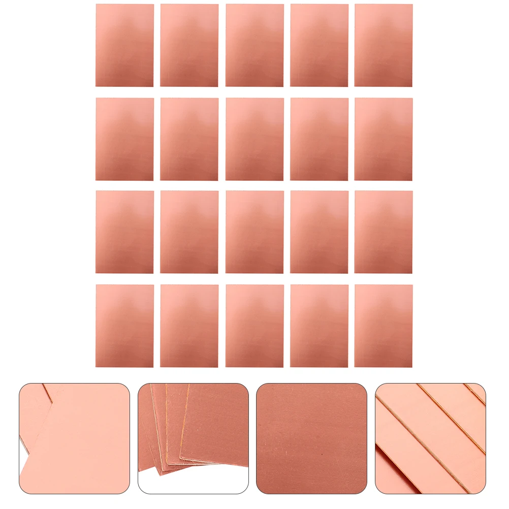 

24pcs Circuit Board DIY PCB Name Copper Clad Laminate Prototyping Single Sided Flame Retardant Heat Dissipation High