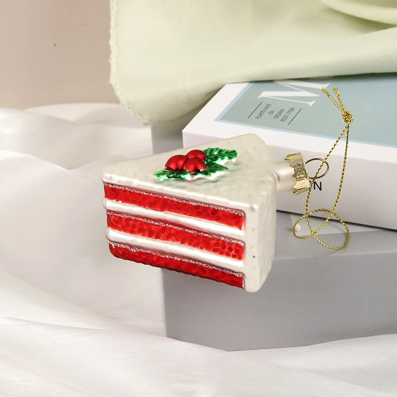 Christmas Hanging Donut Ice Cream Model Christmas Decoration Pendant Lovely Dessert Cake Prop Xmas Tree Ornaments New Year Gift - Image 5