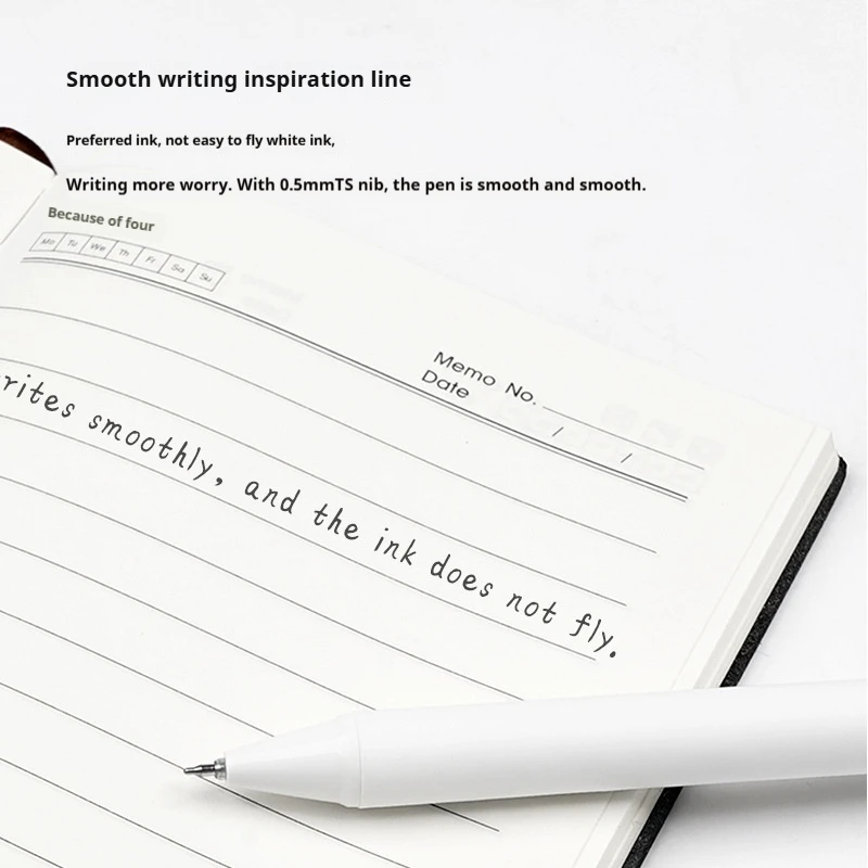 أنيق الحد الأدنى 0.5 مللي متر انقر قلم محايد اللون قيمة جمالية عالية لامتحان مكتب استخدام الطالب سؤال بالفرشاة أداة هلام القلم