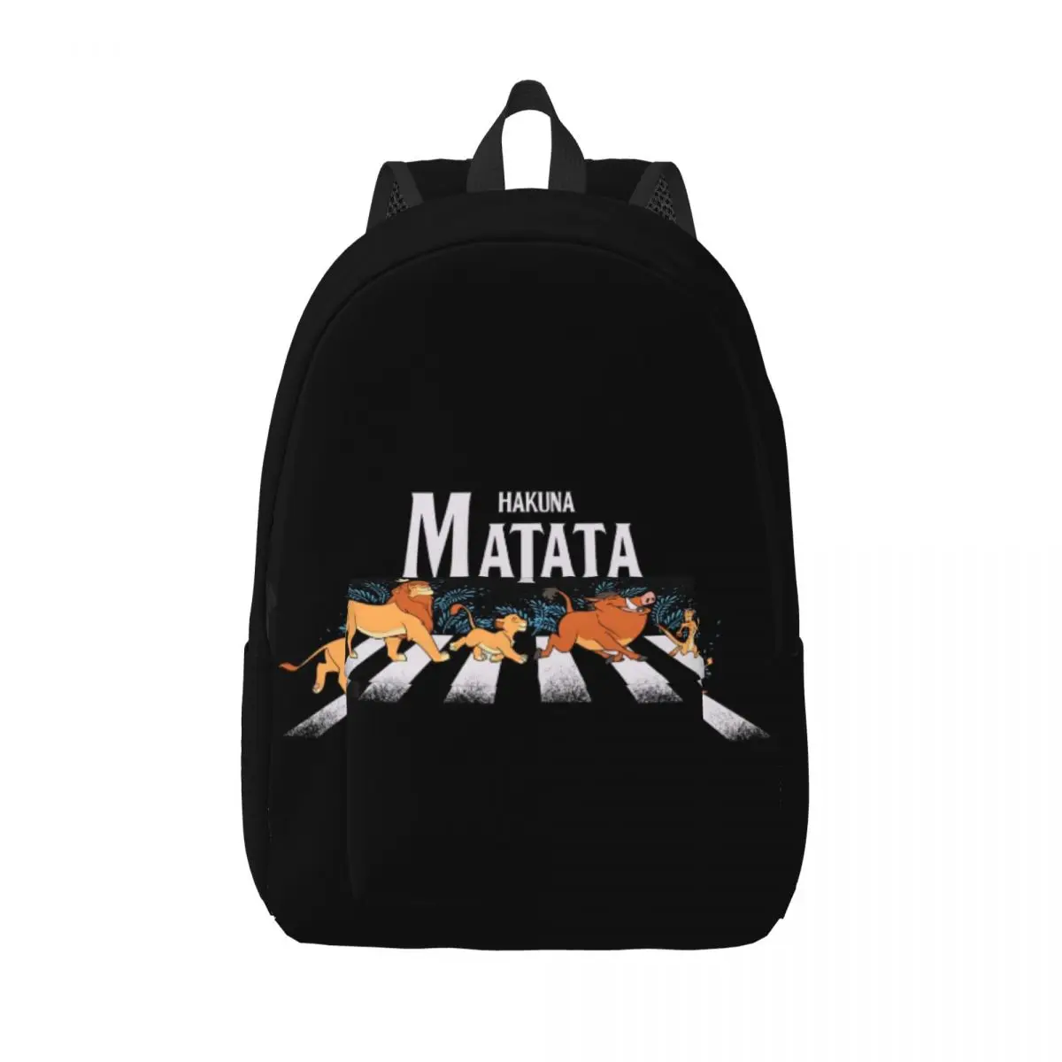 

Custom 3D Printing The Lion King Canvas Backpack for Boys Girls College School Travel Bags Men Women Bookbag Fits 15 Inch Laptop