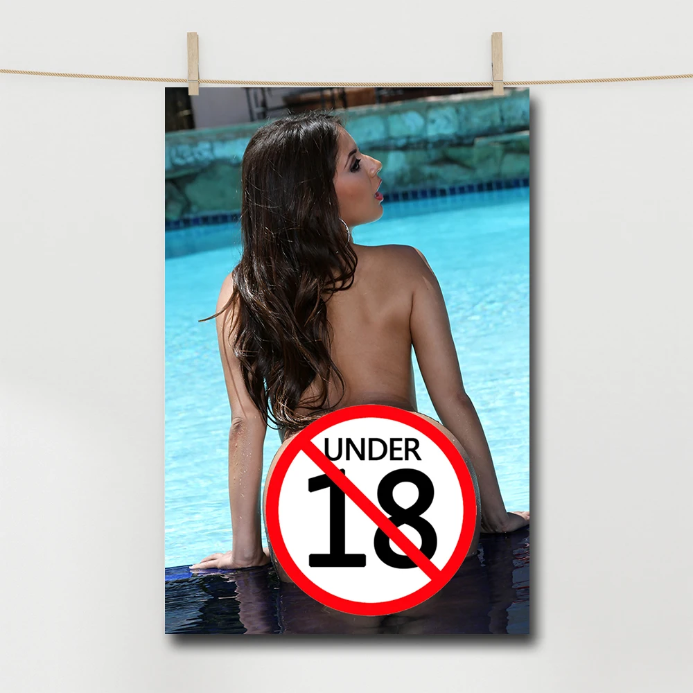 Nude Woman Wet Body Big Ass Pussy Wall Art Hot Beauty Poster Canvas Prints Unframed Painting For Living Room Bedroom Decor