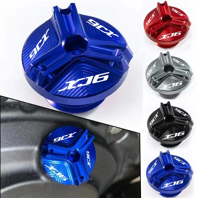 M2.7 * 3.0 para yamaha xj6 xj6n desvio 2009 2010 2011 2012 2013 2014 tampa de enchimento de óleo do motor da motocicleta acessórios de proteção