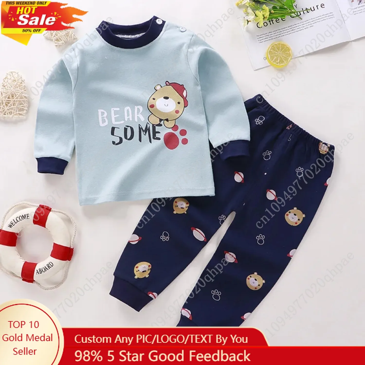 

Spring Autumn Children Pajamas Set Kids Baby Girl Boys Underwear Clothing Long Sleeve Sleepwear Pajamas Sets Kids Clothing