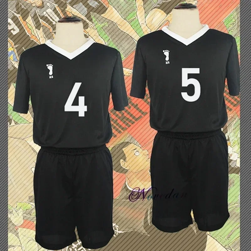 Disfraz de Cosplay de Miya Atsumu de la Escuela Secundaria U5GG CyInarizaki, Traje Negro, Uniforme de Anime, Jersey de Voleibol, Ropa Deportiva N[B3