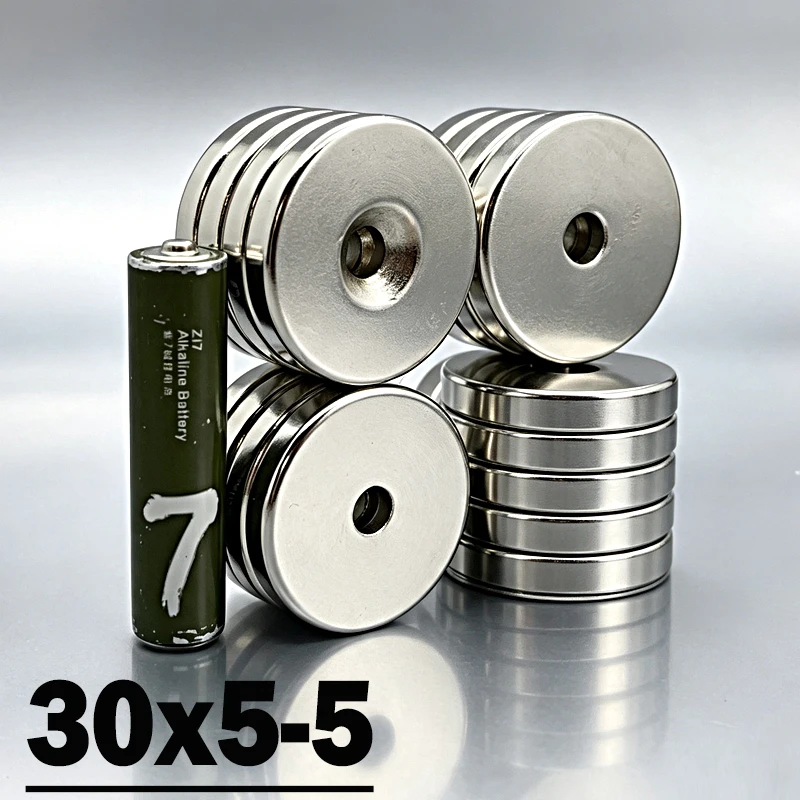 30x5-5mm Magnet 1-30pcs N35 NdfeB Neodymium Permanent Magnetic Imanes Magnet Fridge Magnets 30*5-5mm Magnet Accessory