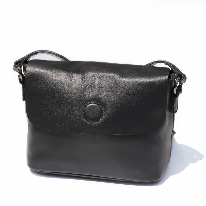 Natural Leather Crossbody Bag Women Messenger Bag Genuine Cowhide Flap Handbags Classic Super Phone Pouch Shoulder Small Purses