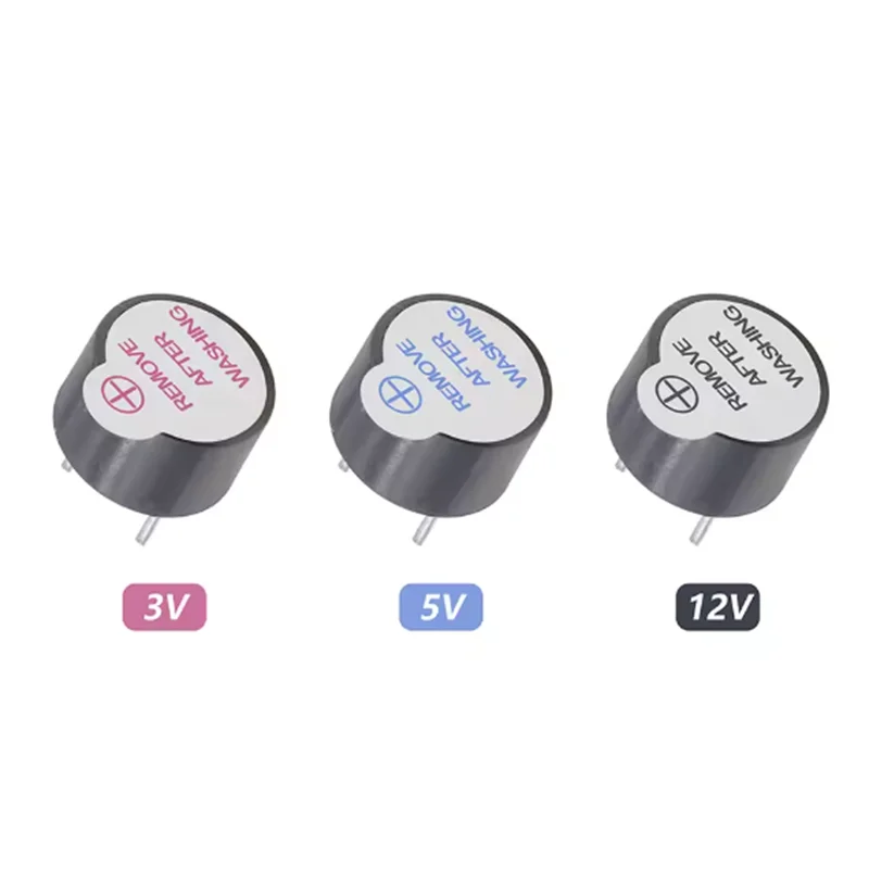 10pcs TMB12A05 12A03 12A12 TMB09A05 09A03 09A12 Integrated Active Buzzer 3V/5V/12V DC Long Sound 12 * 9.5 9 * 5.5