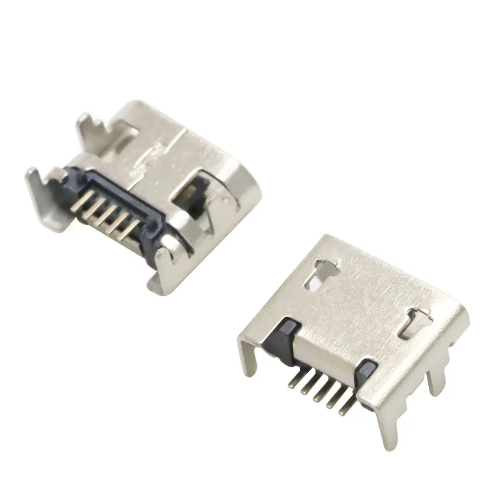 Złącze Micro USB 2Pin 5Pin Jack żeńskie DIP SMD do telefonów, tabletów, głośników itp. Port ładowania Gniazdo zasilania v8 Wtyczka danych — zdjęcie 6
