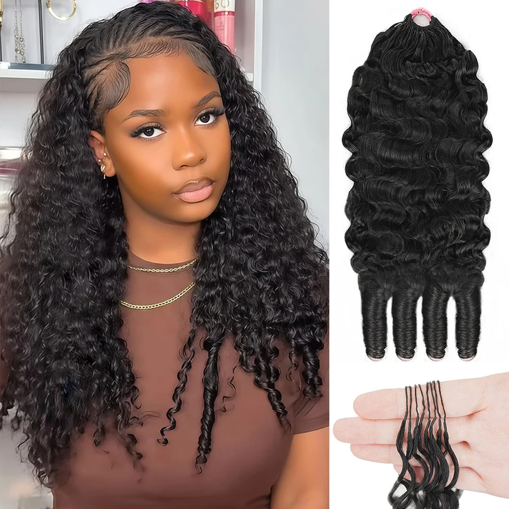 

Волосы для наращивания крючком: бирманские кудрявые, без узлов, с эффектом перьев, предварительно разделенные, легкие, многоразовые, бразильские.