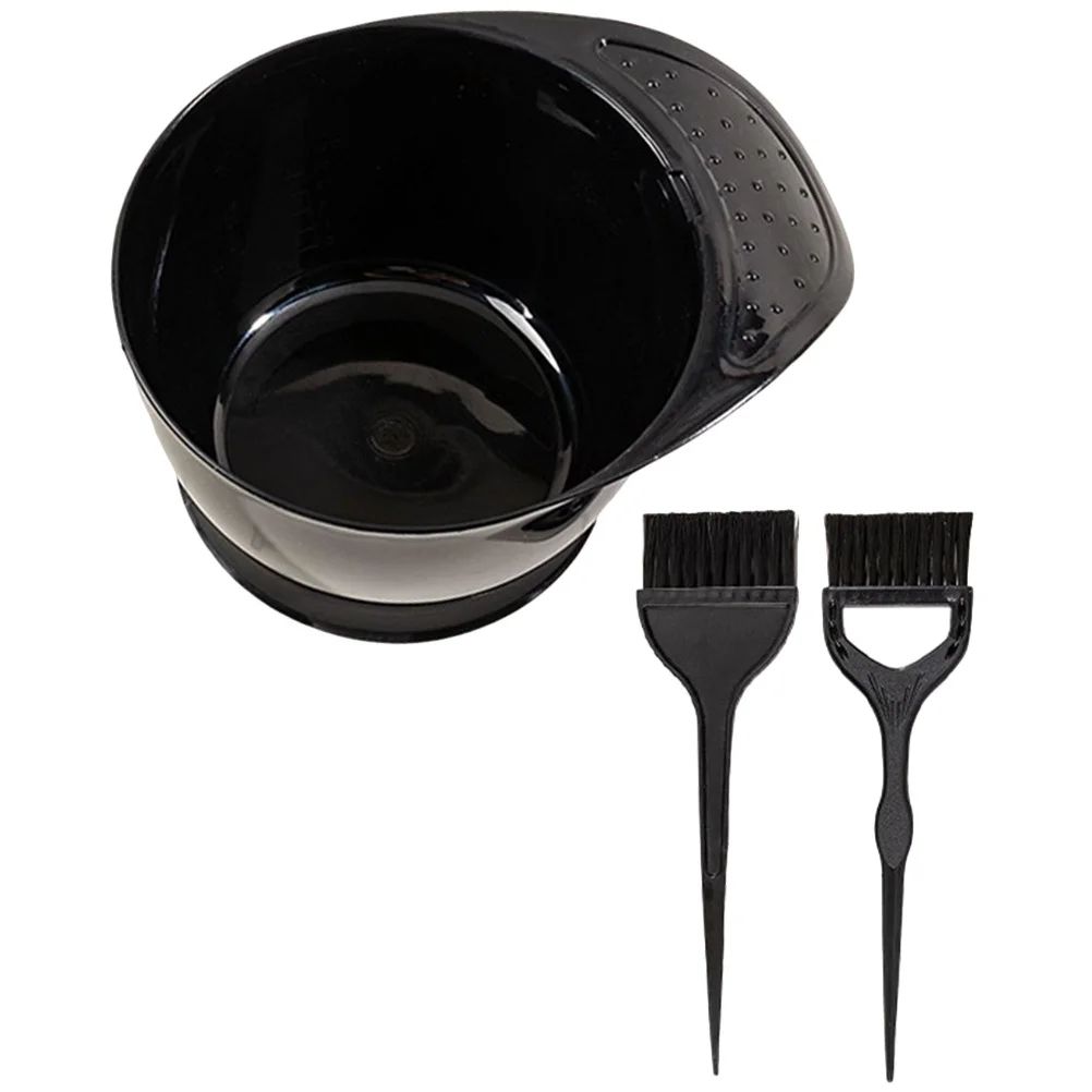 مجموعة واحدة من أوعية الصبغ، مجموعة فرشاة تلوين الشعر، للاستخدام المنزلي في الصالون، أدوات صبغ الشعر البلاستيكية المتينة وخفيفة الوزن