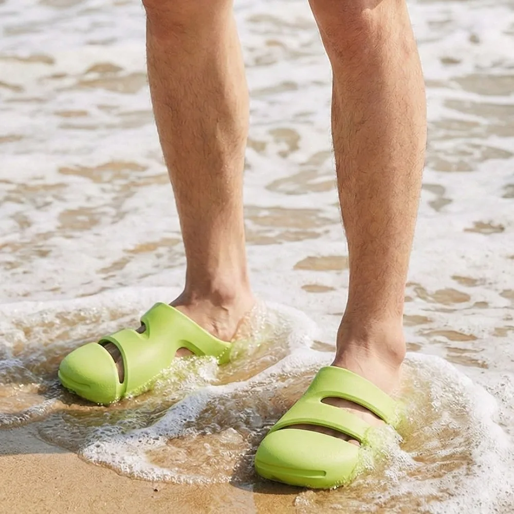 

EVA River Tracing Slippers Non-slip Pure Color Outdoor Wading Shoes Indoor Outdoor All-Match Fashion Easy Sandals Men Women