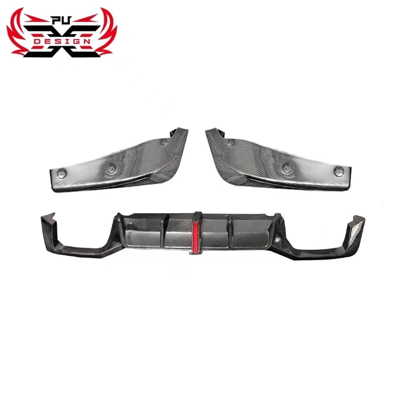 For BMW X4M F98 Rear Diffuser Rear Splitter Rear Bumper Carbon Fiber 2019-2021 Car Body Kit