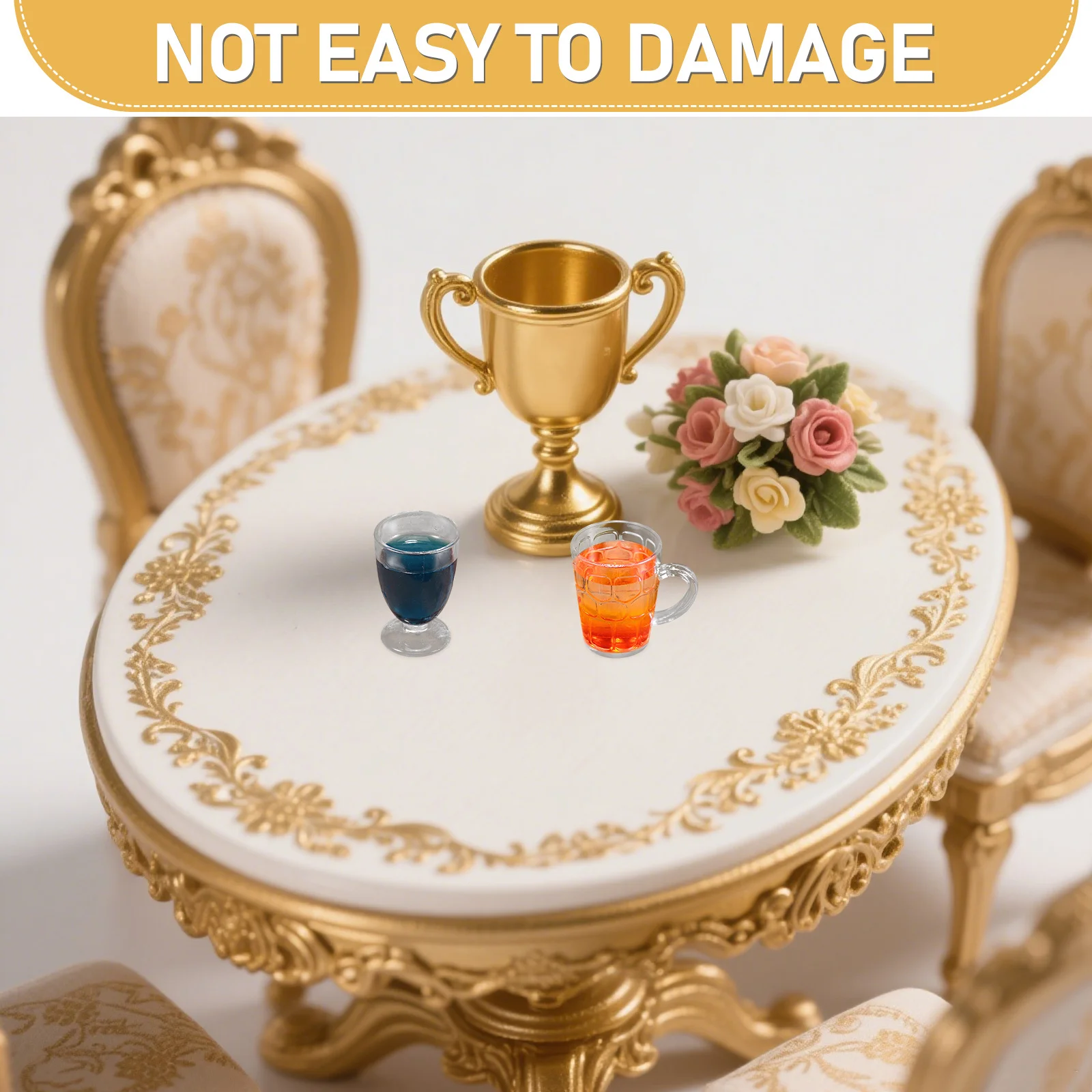 24 قطعة أكواب مصغرة متعددة الوظائف أكواب صغيرة شفافة للأطفال أنشطة صنع الوجبات الخفيفة منزل صغير أكواب مياه دمية