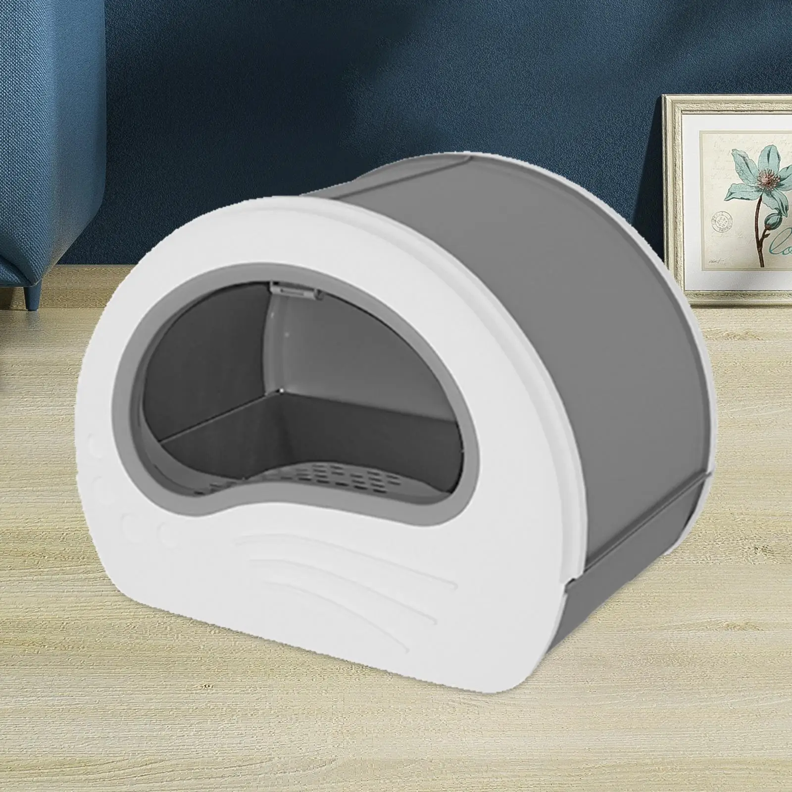 

Подстилка для кошачьего туалета с капюшоном для нескольких кошек размером 53x38,5x41 см