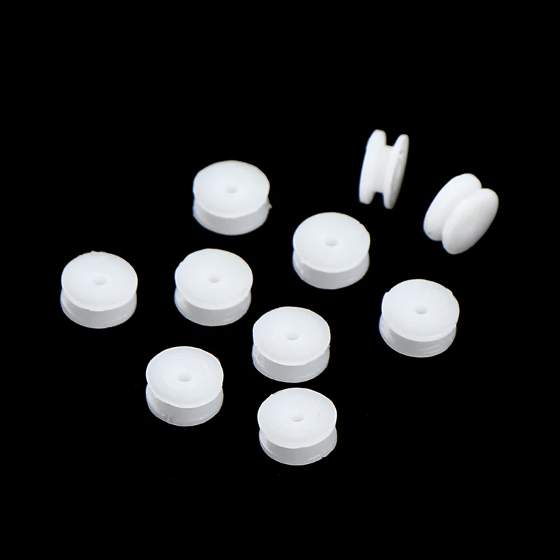 10PC 2*9.3mm Plastic Pulley Wheel Micro Mini Gear Motor Wheels DIY Model Toy