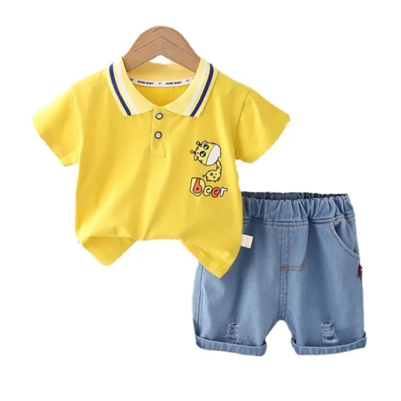 

Summer Baby Clothing Children Girls Outfits Infant Boys Fashion T-Shirt Shorts 2Pcs/Sets Toddler Casual Costume Kids Sportswear