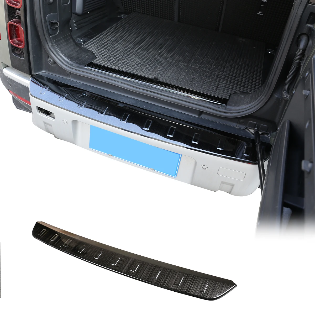 For  2020+ Land Rover Defender L663 90 110   trunk external rear guard trunk rear bumper guard stainless steel auto parts
