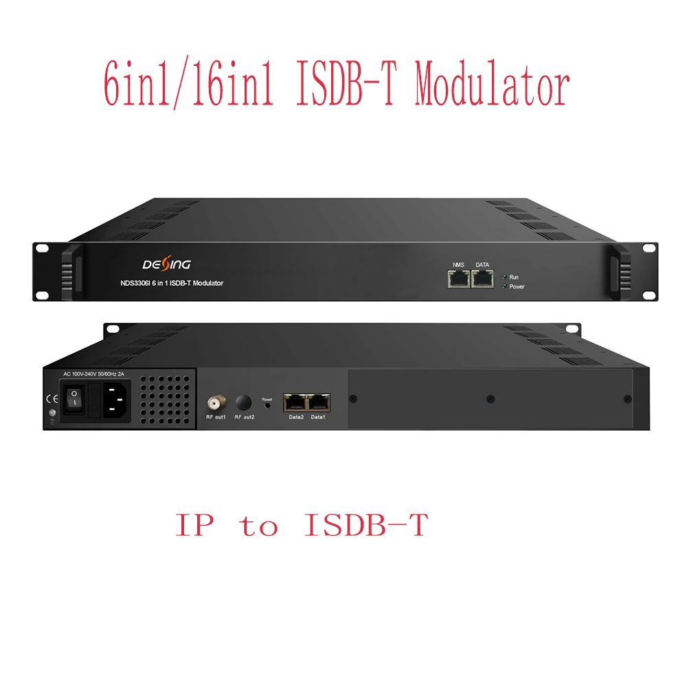 Ip Modulator 8 16 Carrier Ip To Rf Isdbt Dvb-t Atsc Tv Signal Converter Hotel Cable Front End Rf Modulator  Catv