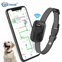 tize 4G Sim Tracking Smart Geo Fencing Pet Collar GPS Tracker for Dog Cat