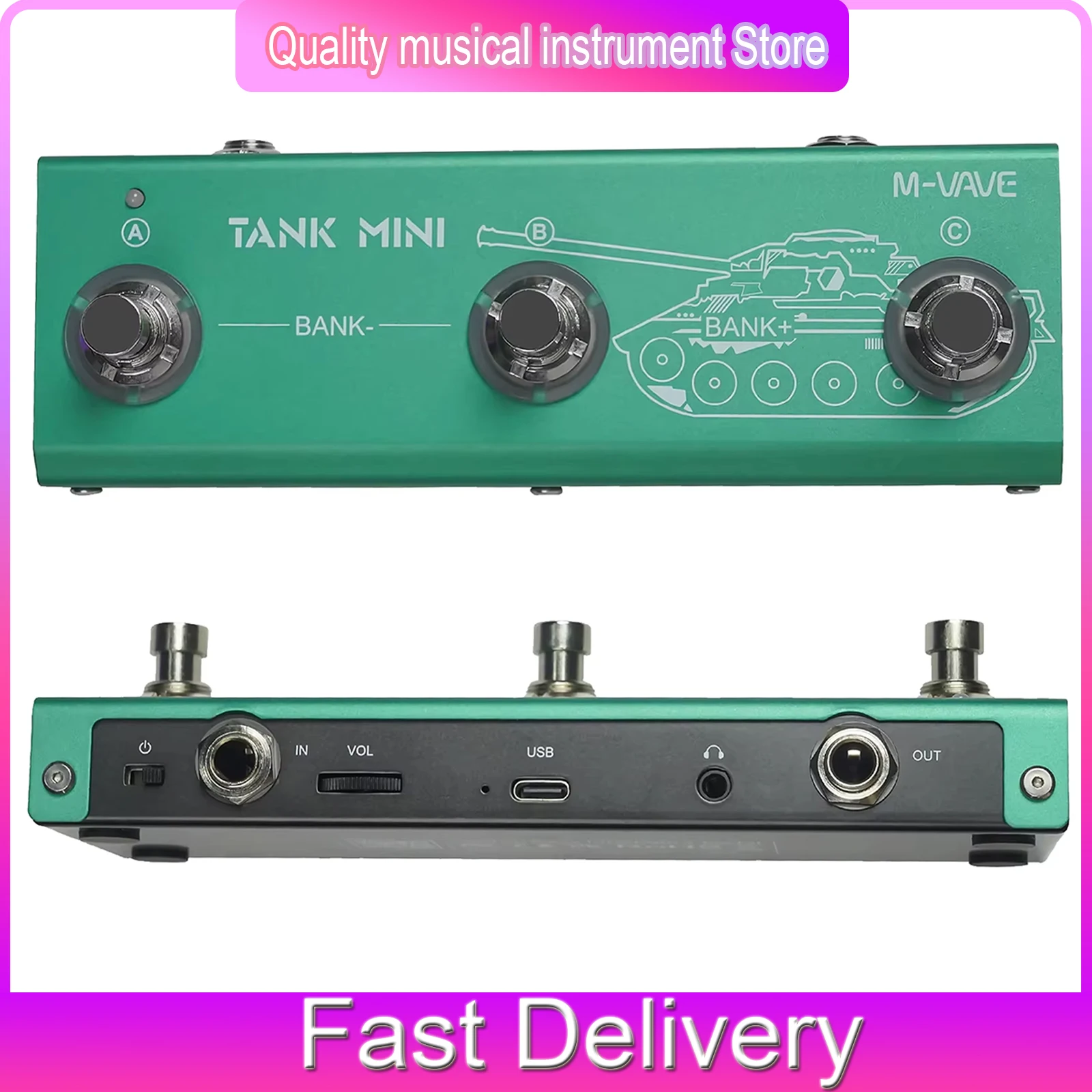 M-VAVE Tank Guitar …