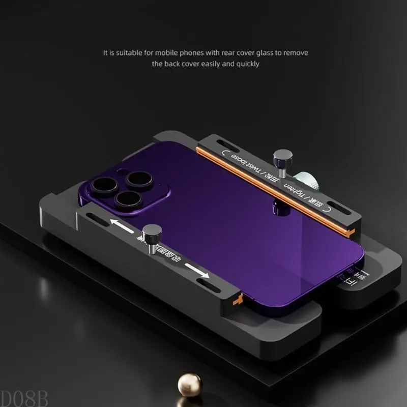 D08B Reliable Adjustable Phone Repair Tool Suitable for Enhances Efficiency in Screen Back Cover Changes Professional DIY Use