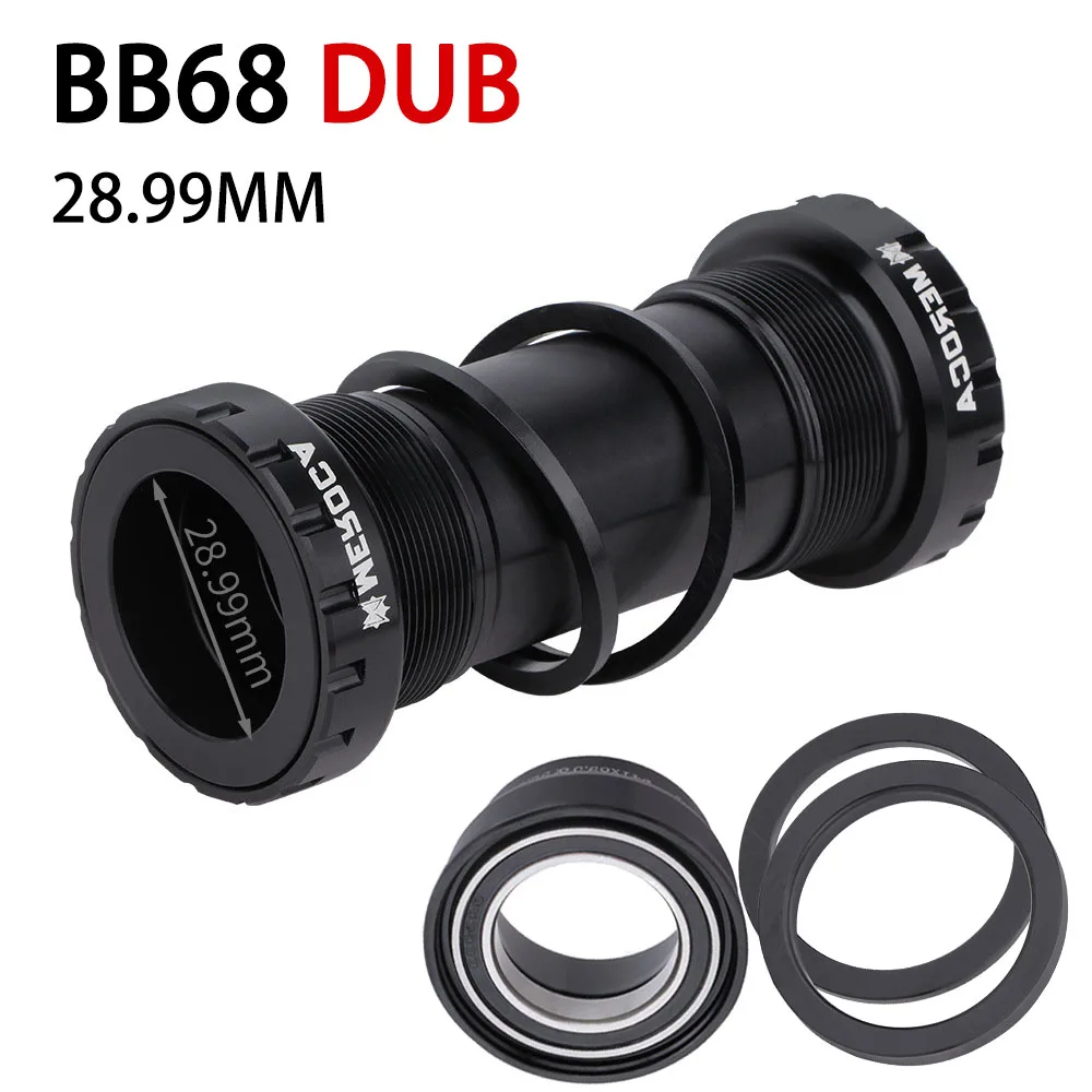 

BB68 Нижний кронштейн для SRAM SX NX XX1 Eagle 68 мм 73 мм Велосипедный центральный вал Резьбовой герметичный подшипник Центральная ось движения