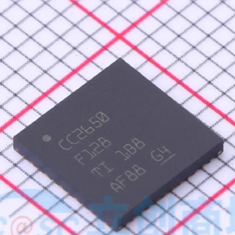 CC2650F128RGZR IC RF TxRx + MCU 802.15.4, Bluetooth 6LoWPAN, Bluetooth v5.1, Zigbee® 2.4GHz 48-VFQFN Exposed Pad