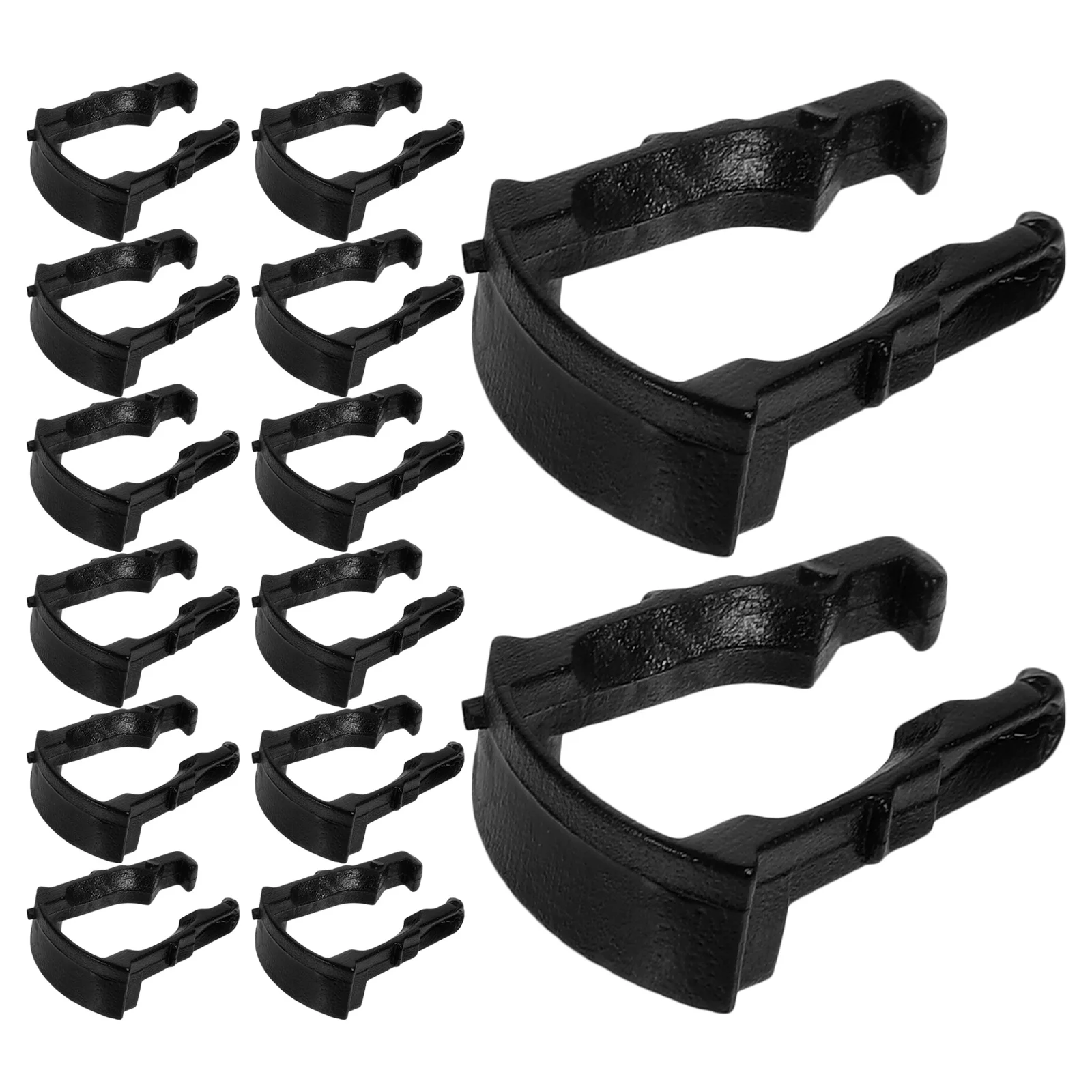 

100Pcs Fuel Line Clips Plastic Retaining Buckle for Fuel Filter Tubing Secure Fixing U Shape Clamp Fastener Clamp