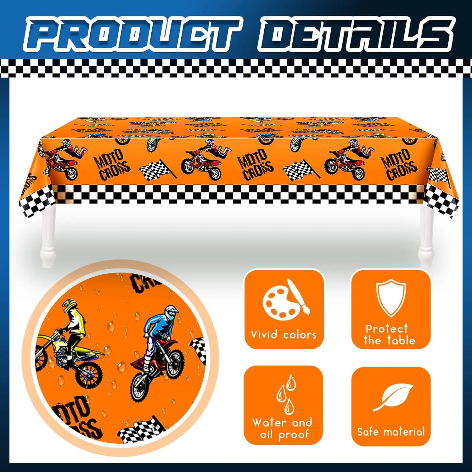 Tema moto buon compleanno banner piatti Cake Topper casco Motocross Balloon Dirt Bike decorazioni di compleanno forniture per feste