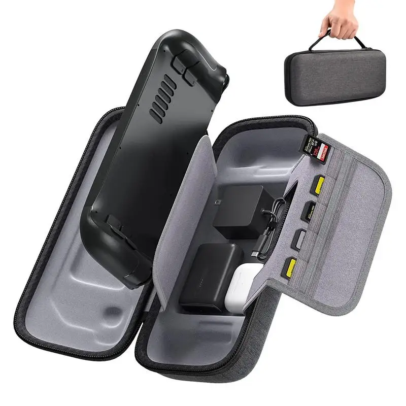 For Steams Deck Case Storage Carry Bag Game Console Storage Bag Case Pouch Games Accessories Protective Storage Pockets