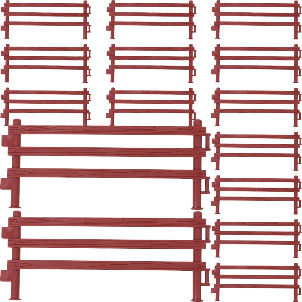 

30Pcs Miniature Fence Simulated Garden Decor DIY Micro Landscape Ornament Table Centerpiece Flowerpot Decoration