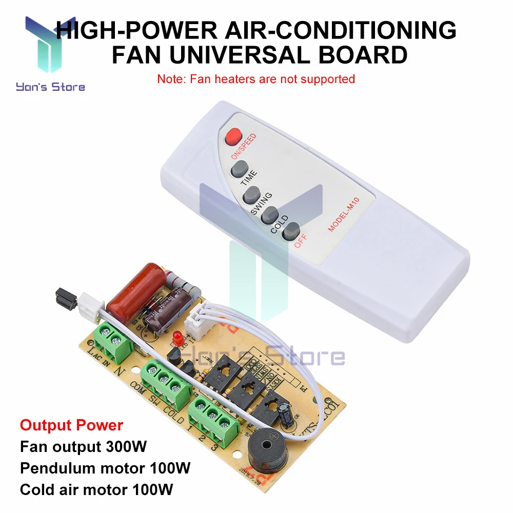 Imagem -06 - Painel de Controle do ar Condicionado com Controle Remoto Manutenção Universal Placa de Circuito Ventilador de Piso 300w