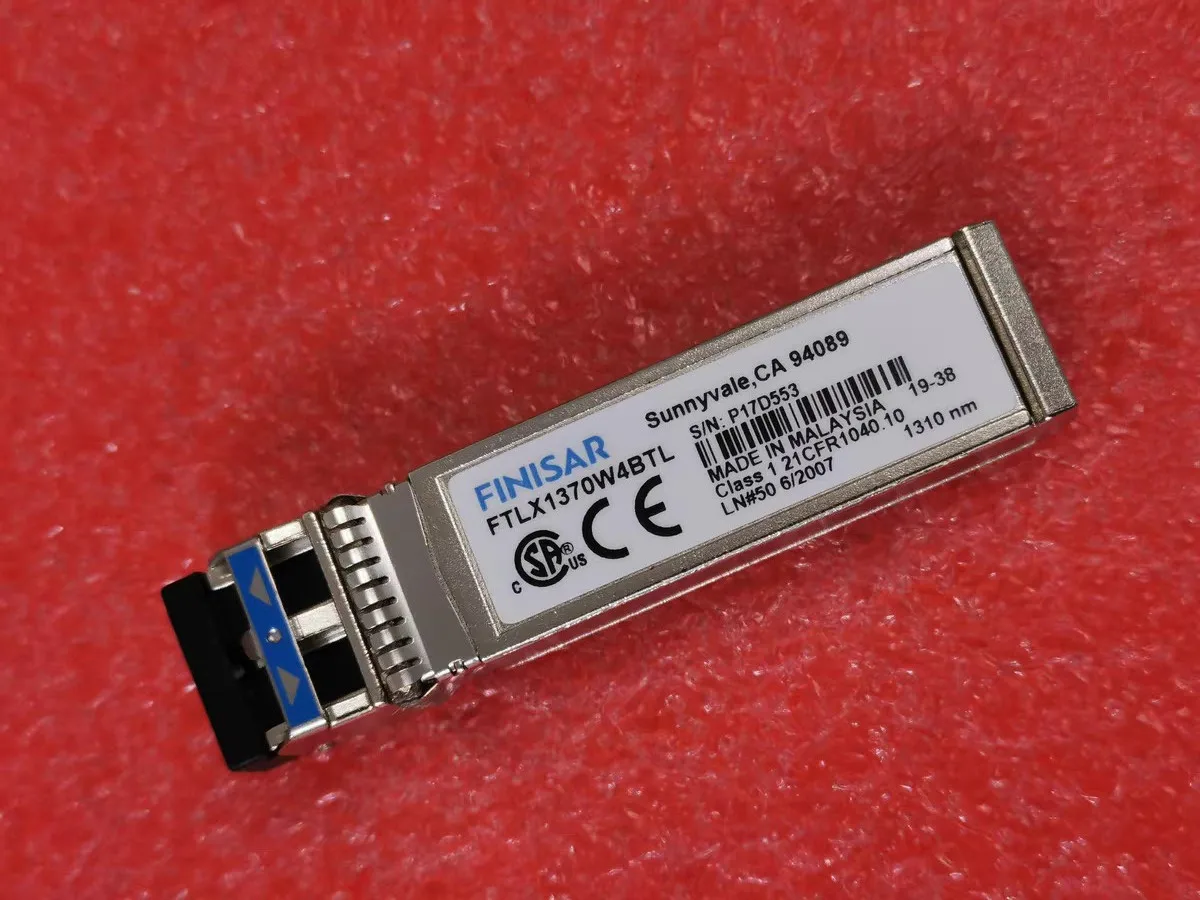 

Finisar 1.4KM 10GB SFP Fiber Optical Module FTLX1370W4BTL 1310NM 10G 1.4KM SFP+ Fiber Adapter