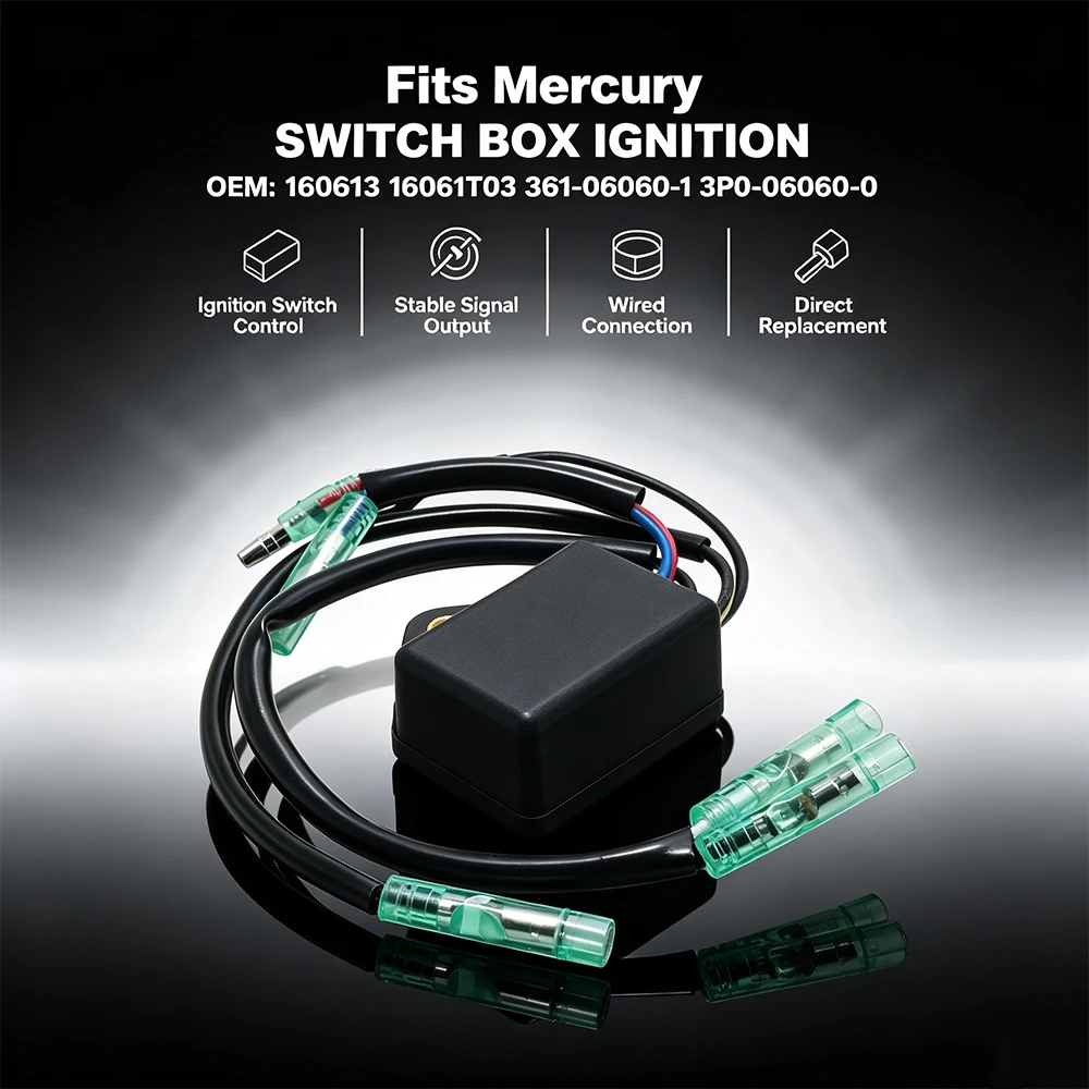 船外機スイッチボックス点火装置-マーキュリー25hp-30hp-0n055505-0n088578-0n018456-0n055505-0g575500-0n001875-160613年まで対応