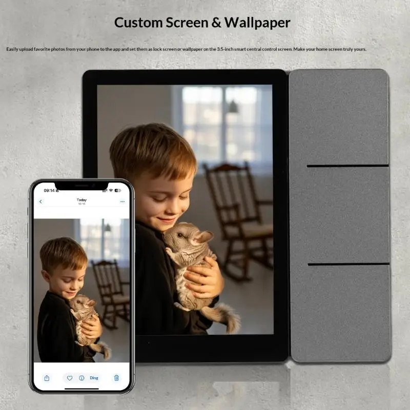 Touch Display Central Controller For Home Automation With 3.5inch Display WiFi Center Control Touch Panel 896C