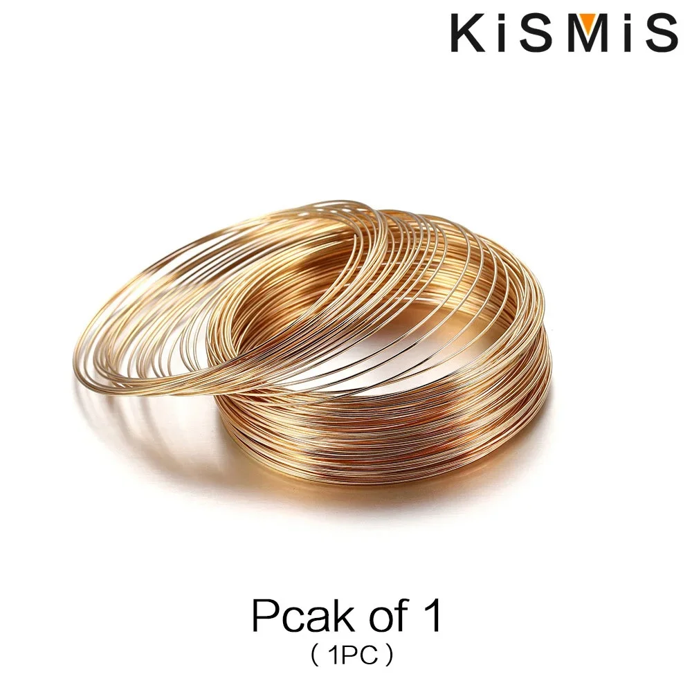 الذاكرة الديكور أسلاك الفولاذ 100 حلقة DIY مجوهرات الإسورة سوار صنع الملحقات الإمدادات